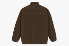 BASIC FLEECE JACKET - Brown FA23