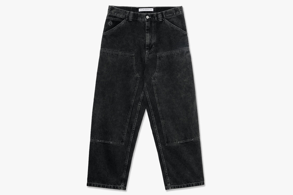 BIG BOY WORK PANTS | KNEE - Silver Black SP24