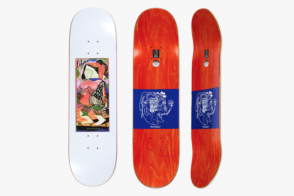 DANE BRADY / PIGEONS WHITE - 8.0" x 31.875"