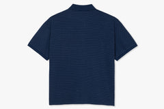 SURF POLO SHIRT | DOTS - Dark Blue