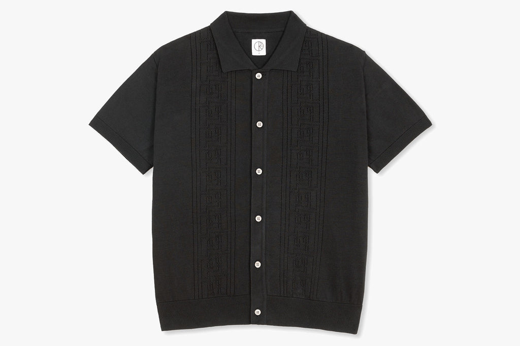 MILES SS CARDIGAN | DOUBLE P - Black