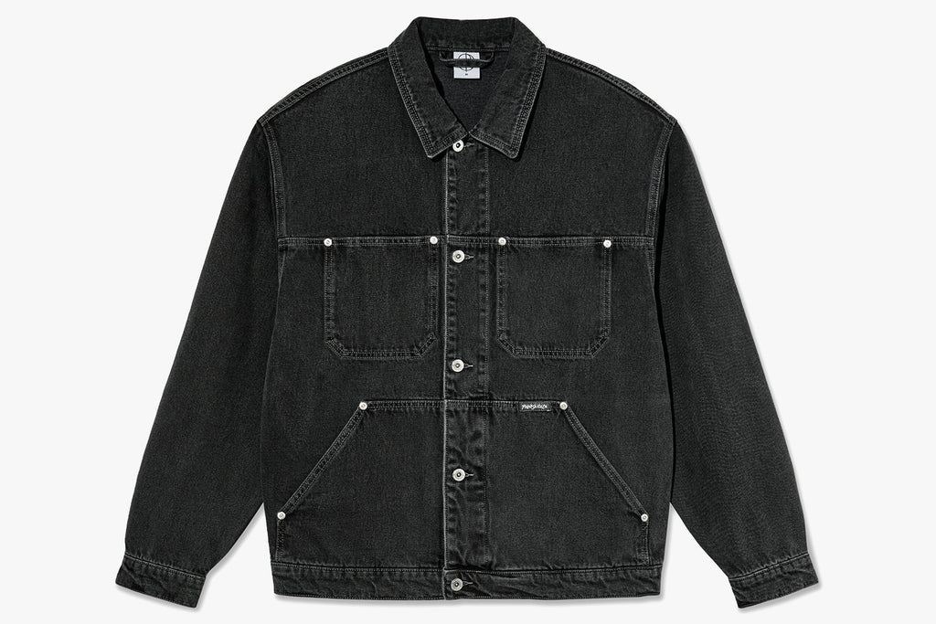 PATRIK DENIM JACKET - Silver/Black