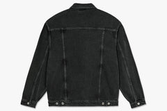 PATRIK DENIM JACKET - Silver/Black