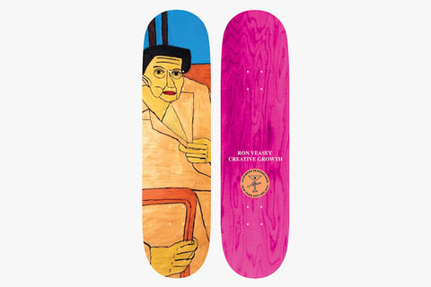 ALLTIMERS x CREATIVE GROWTH / RON VEASEY DECK - 8.5" x 32.25"