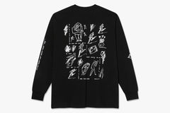 LS TEE | SAD AT TIMES - Black