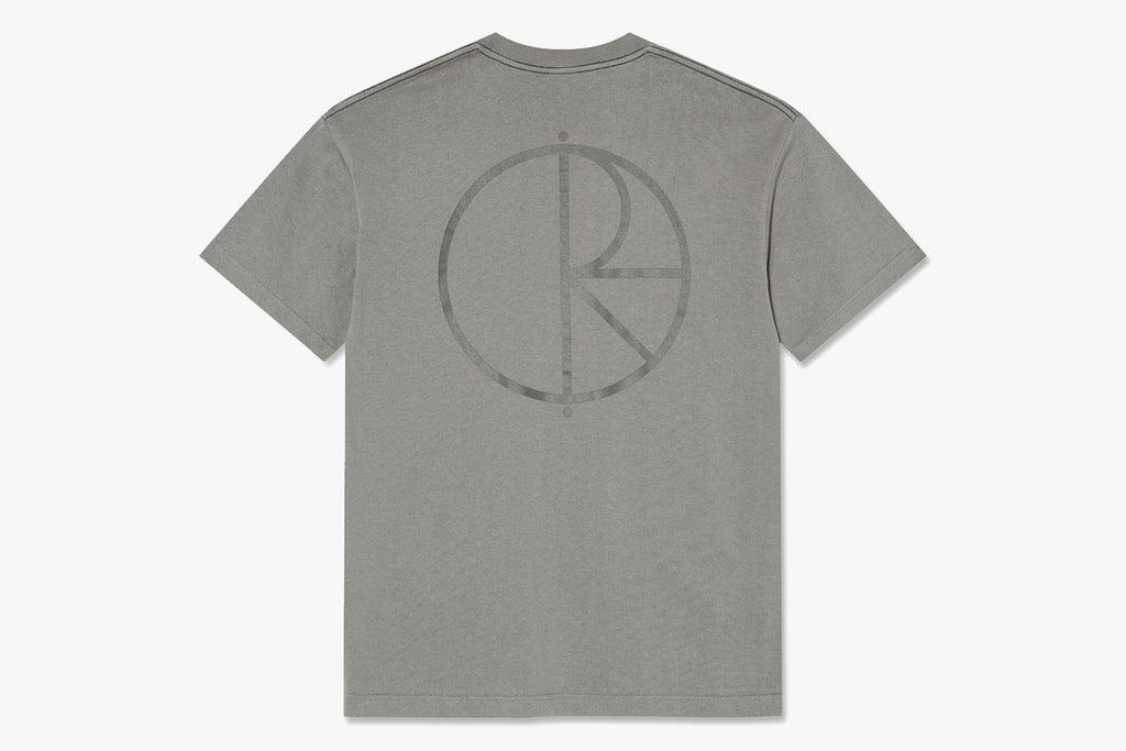 CONTRAST TEE | STROKE LOGO - Grey