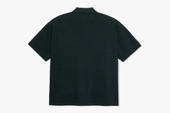CHECK SURF POLO SHIRT - Dark Teal FA23