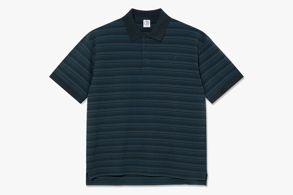 SURF POLO SHIRT | STRIPE - Neptune Blue