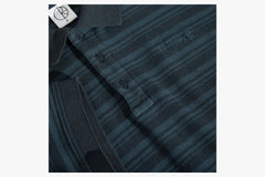 SURF POLO SHIRT | STRIPE - Neptune Blue