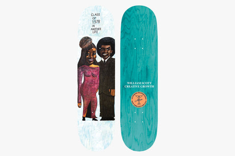 ALLTIMERS x CREATIVE GROWTH / WILLIAM SCOTT - 8.25" x 31.8"