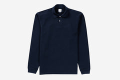 STRIPED POLO SHIRT - Navy