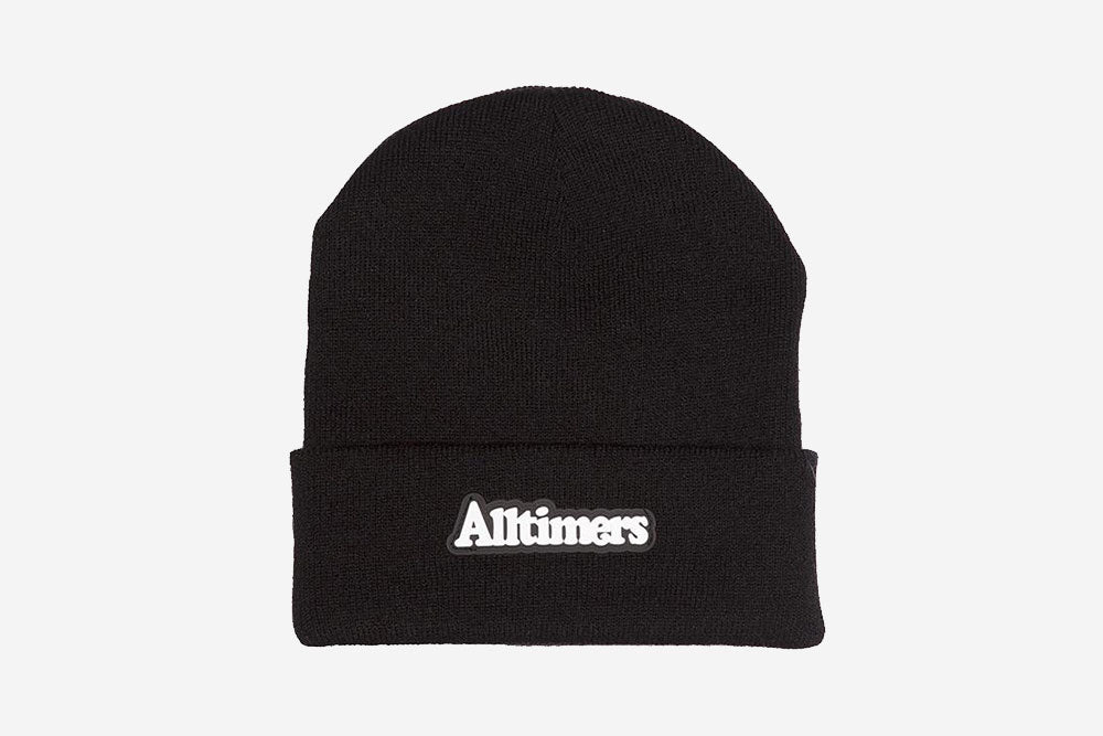 BROADWAY RUBBER BEANIE - Black