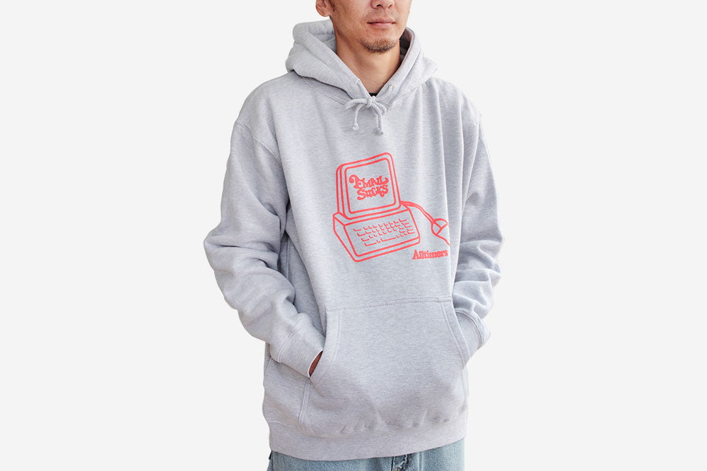 INTERWEB HOODY - Heather Grey
