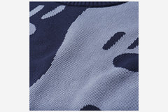ART KNIT SWEATER - Blue/Blue
