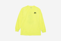 SNACKMAN FLYER LONGSLEEVE TEE - Neon Yellow