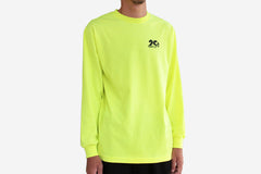 SNACKMAN FLYER LONGSLEEVE TEE - Neon Yellow