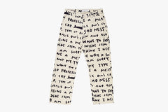 40'S PANTS SAD NOTES - Ivory