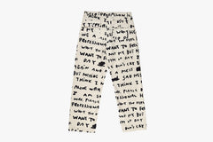 40'S PANTS SAD NOTES - Ivory