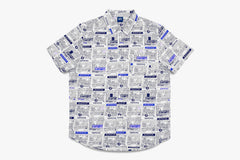VENDOR SHORT SLEEVE BUTTON UP - White