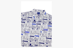 VENDOR SHORT SLEEVE BUTTON UP - White