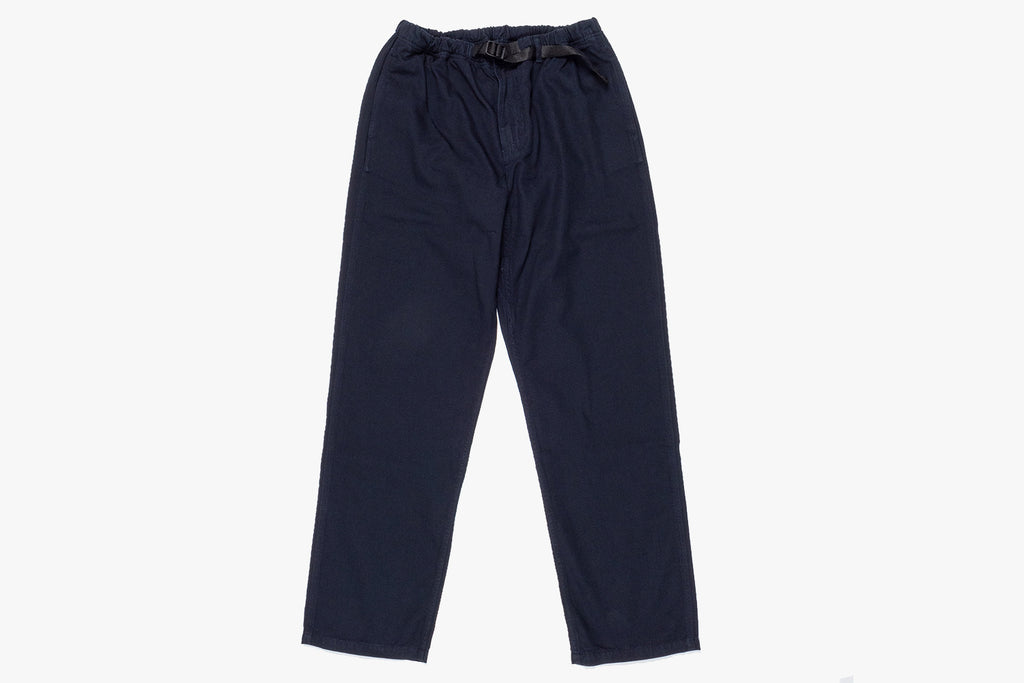 BELTED SIMPLE PANT - Dark Navy D4