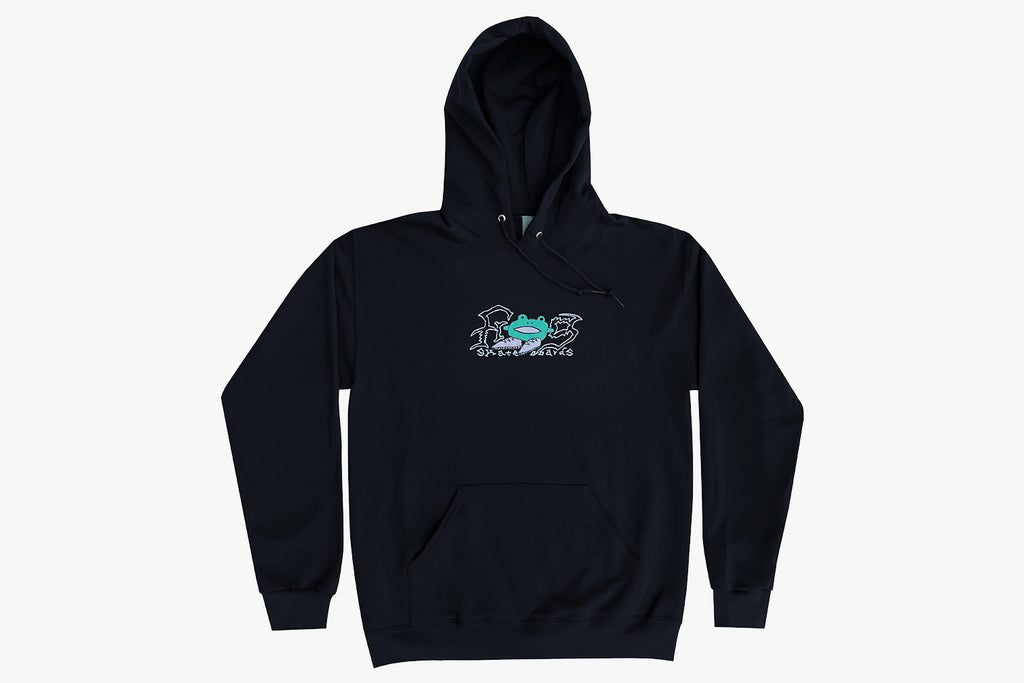 BIG SHOES HOODIE - Black