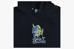 QUEEN OF FROG LAND HOODIE - Black