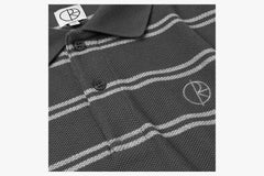 STRIPE POLO LONGSLEEVE SHIRT - Graphite WIN22