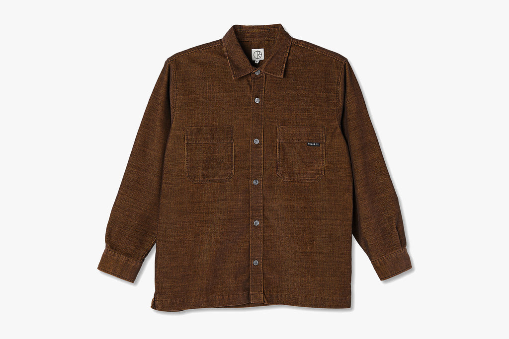 CORD SHIRT - Caramel