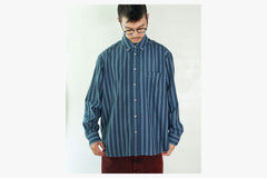 BEN LS SHIRTS - Blue Stripe