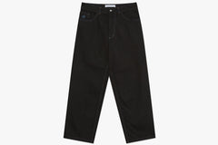 BIG BOY PANTS - Black/ Blue Stitching
