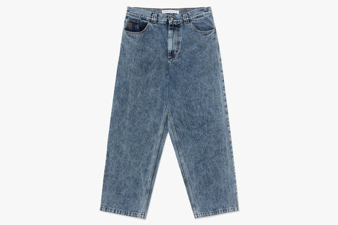 BIG BOY PANTS - Heavy Washed Blue