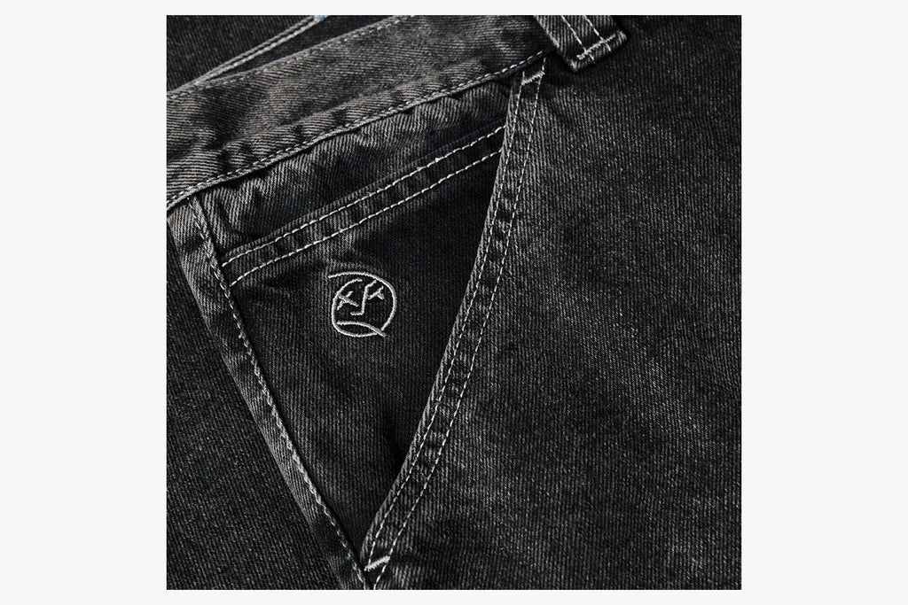 BIG BOY WORK PANTS | KNEE - Silver Black SP24 - styrus