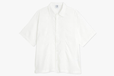 BOWLING SHIRT | DOUBLE P - Cloud White SU24