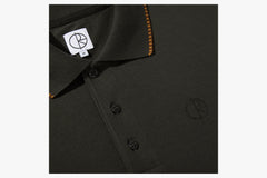 CHECKERED SURF POLO SHIRT - Dirty Black SU23