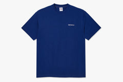 CONTRAST TEE | DOODLE - Ultramarine/White
