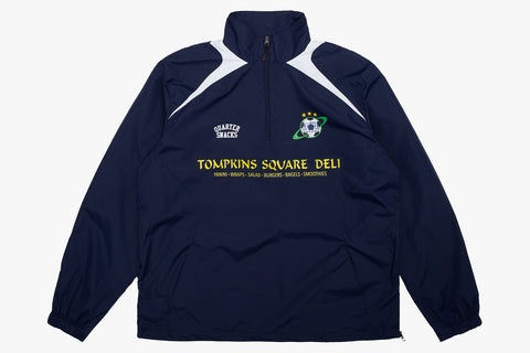 DELI SQUAD TRACK JACKET - Navy/ White