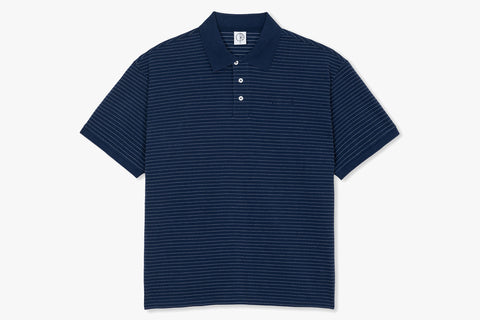 SURF POLO SHIRT | DOTS - Dark Blue SU24