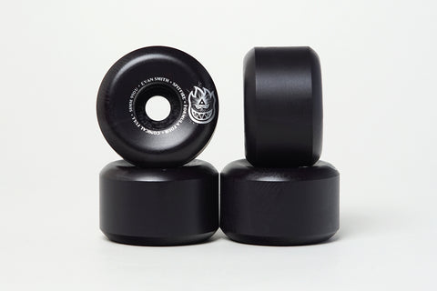 FORMULA FOUR F4 EVAN SMITH CONICAL FULL BLACK WHEELS 58MM 99DURO