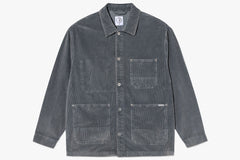 EZRA JACKET | OVERDYED CORD - Blueish Grey