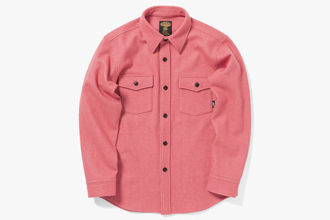 WOOL FLANNEL SHIRTS 2024/25 - Coral