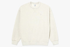 FRANKIE CREWNECK - Ivory Grey Melange