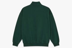FRANK HALF ZIP SWEATER - Dark Emerald WIN24