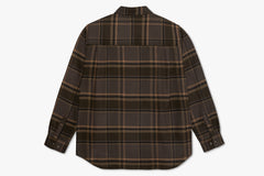 MIKE LS SHIRT | FLANNEL - Brown/Mauve WIN23