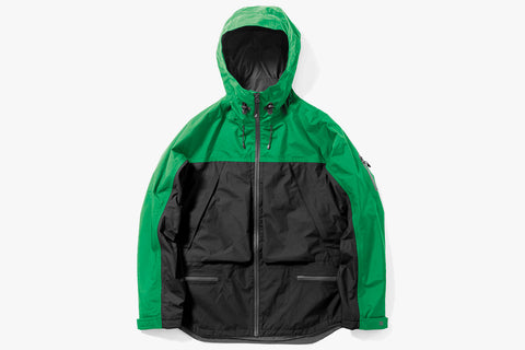 26/27 OGA JACKET - Black/ Kelly Green