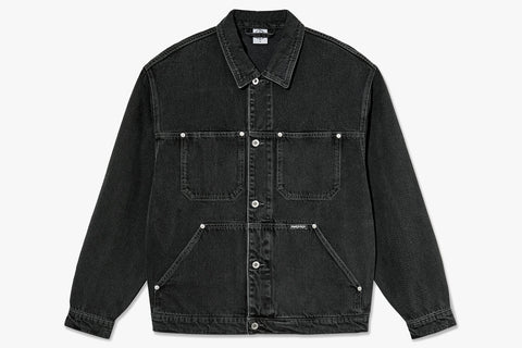 PATRIK DENIM JACKET - Silver/Black SP24