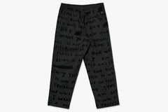 SAD NOTES SURF PANTS - Graphite SU23