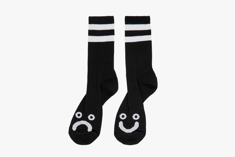 HAPPY SAD SOCKS - Black FA23