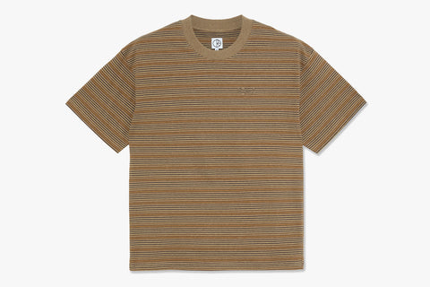 STRIPE SURF TEE - Camel SU23