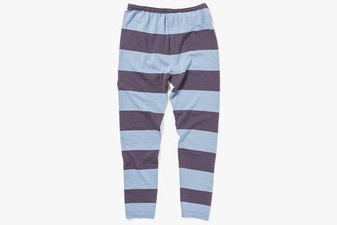 WOOL PANTS 24/25 - Plum/ Light Blue